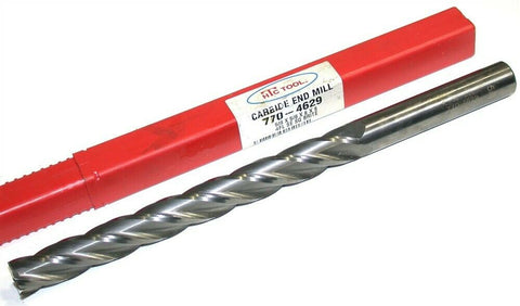 HTC Tool Carbide 4-Flute 5/8" X-Long End Mill 770-4629 New