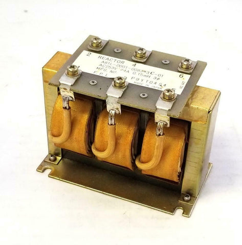Fanuc A81L-0001-0083#3C-01 Reactor Transformer 24 A 0.15mH
