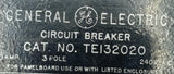 General Electric TE132020 3 Pole Circuit Breaker 20A 240V