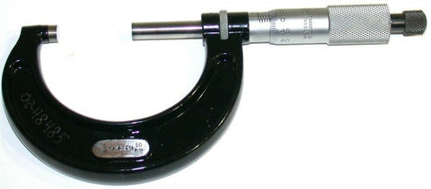 Starrett Micrometers .01mm Mics 25 To 50MM #436.1MRL-50 Calibrated