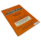Simpson Model 260 - Series 6P & 6PM Volt-Ohm-Milliammeters Operator's Manual