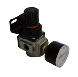 SMC AR20K-N02-Z Pneumatic Air Pressure Regulator W/ Gauge 7-125 PSI 3/8" Port