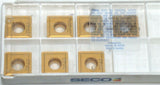 Lot of 7 New Seco Indexable Coated Carbide Turning Inserts SCMT150512-F2 TP40