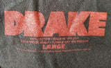 Men's Drake Take Care Graphic Black Short Sleeve Shirt Size Large