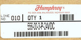 Humphrey 556-00-3-P Slug Module 24 VDC