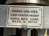 Harig Grind-All No. 1 Uni-Dex Grinding Fixture 3.000 Center Height w/ Case