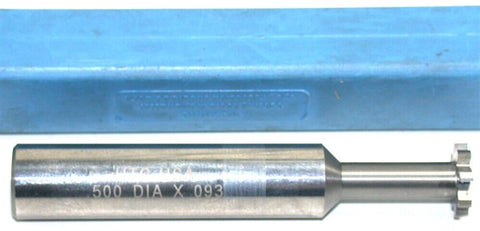 UTC-USA Carbide 1/2" Diameter .093" Cut 1/2" shank 8 Teeth Keyseat Cutter New