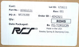 Rowley Spring & Stamping Corp 899E6531 Pack of 20 Torsion Springs