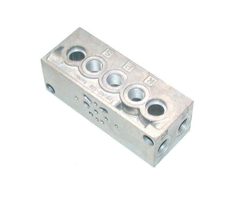 NEW FESTO   226736  AB-1/8  SOLENOID VALVE SUPPORT PORTAL SER 07.88 NO HARDWARE
