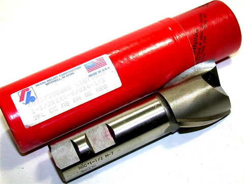 Up to 3 New Regal Beloit 1 1/2" 1" Shank 2 Flute Center Cutting HSS End Mills