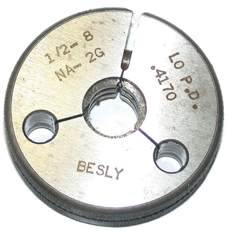 Besly 1/2"-8 NA-2G Thread Ring Lo Gage