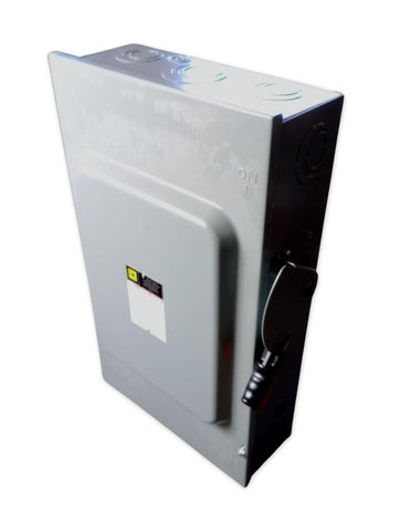 Square D HU364 Heavy Duty Safety Switch 200A 600VAC/DC 50/60HZ Type 1 Indoor
