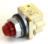 Square D 9001 Red Pilot Light Type KM38 Ser H 120 V