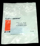 New Cutler Hammer  E30KB169  Black On Panel Mount Pushbutton Cap