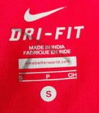 Nike Dri Fit Women's Houston Texans Spirit Of The Bull Red Short Sleeve Shirt S