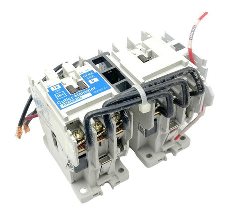 Cutler-Hammer AN56BN0 Series C1 Reversing Starter 18A 600VAC NEMA Size-0