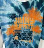 Gildan Men's Jimmy Buffet Lounging At The Lagoon 2012-2013 Tie-Dye Shirt Size XL