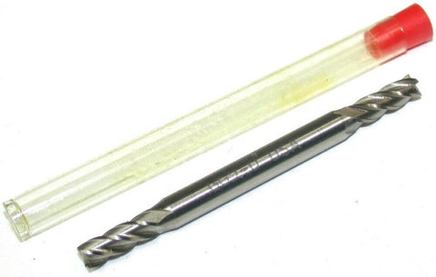 Up To 13 New Brubaker 5/32" 4 Flute Double End HSS End Mills 78240
