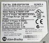 Allen Bradley 22B-D2P3N104 Powerflex AC Drive Series A 3.0HP 380-480V 3.2A