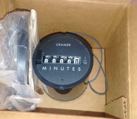 NIB New Cramer  636W  Hour Meter  4-Digit 115 VAC 2.7 Watt Made in USA