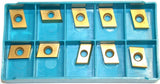 10 Ingersoll Carbide 78° Parallelogram TiN Coat Milling Inserts CDE322L14 207A