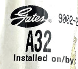 Gates A-32 Hi-Power II Rubber V-Belt 1/2" x 34"  37° Pitch Oil Resistant