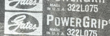Gates 322L075 PowerGrip Industrial Timing Belt Type L 0.375" Pitch 3/4" Width