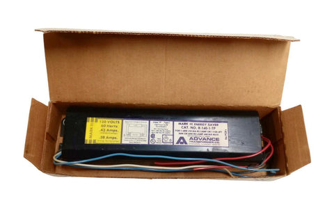 Lot of (2) Advance R-140-1-TP Mark III Energy Saver Lighting Ballast 40W 430MA