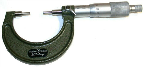 Mitutoyo 0-25mm Spline .01mm Micrometer 111-115 Calibrated