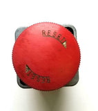 Fuji AH30-V Red Push Twist Switch Double N.C. Contacts