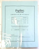Parlec P50-30735 Calibration Setting Adapter 50 Taper W Inspection Certification