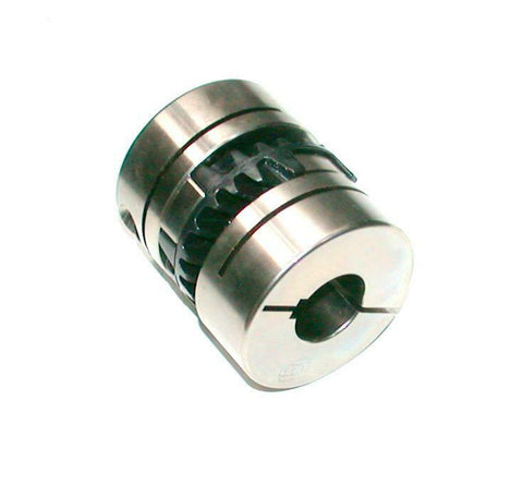 Unbranded Stainless Steel Complete Shaft Coupling Bore Sizes 7/8" & 3/8"