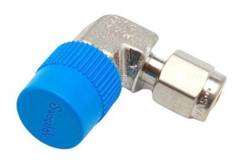 Lot of (2) Swagelok SS-200-2-4 SS Male Elbow Tube Fitting 1/8" O.D. 1/4" MNPT