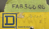 Square D FAB36020 3-Pole I-Line Circuit Breaker 20A 600V 3 Phase Bolt-On Mount