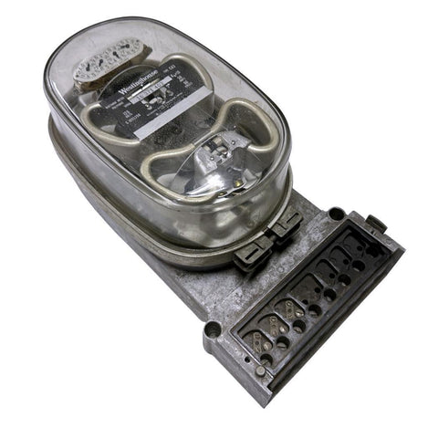 Westinghouse Polyphase Watthour Meter Type CA3 120V 50A 60 Hz Vintage