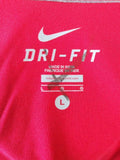 Nike Dri-Fit Men's NFL Houston Texans Football Red Short Sleeve Shirt Size Large