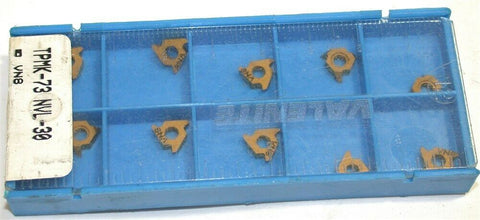 Lot of 10 New Valenite Indexable Carbide Inserts TPMK-73 NVL-30