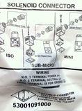 Canfield Connector 53001091000 Solenoid Connector (5 Available)