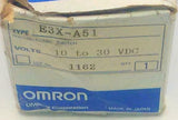 NIB New Omron  E3X-A51  Photoelectric Sensor 10-30 VDC Made in Japan