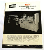 HARDINGE ASM-5C SUPER-PRECISION AUTOMATIC BROCHURE