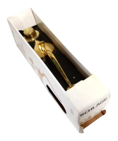 Schlage F192 BED 605 Grip Handle Decorative Dummy Brass