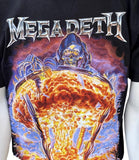 Anvil Men's Megadeth 20th Anniversary 1992-2012 Black Short Sleeve Shirt Size L