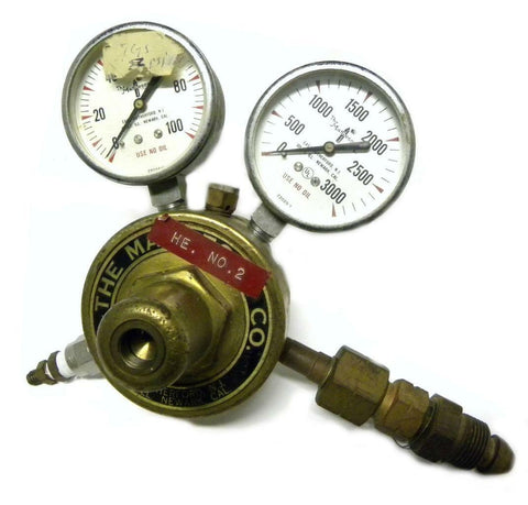 THE MATHESON CO. DUAL GAUGE PRESSURE REGULATOR