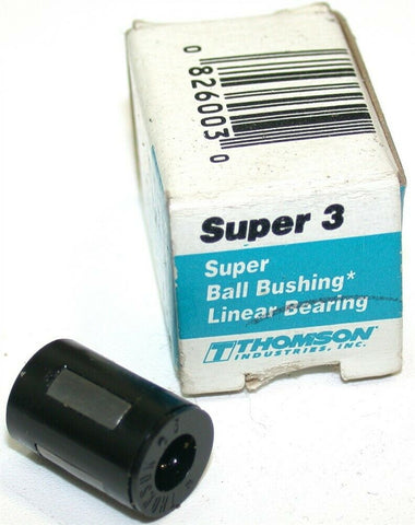 Up to 2 New Thomson 3/16" Precision Super Ball Bushing Linear Bearing Super 3