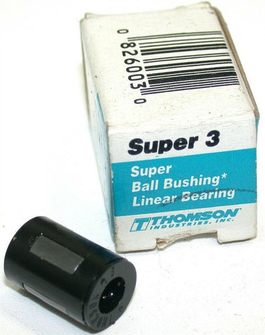 Up to 2 New Thomson 3/16" Precision Super Ball Bushing Linear Bearing Super 3