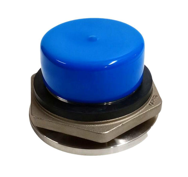 Banjo TF200SS 2" FNPT 316 Stainless Steel Bulkhead Tank Fitting EPDM 1