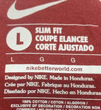 Nike Women's Washington Redskins SKINS NFL Burgundy Slim Fit Shirt Size Large