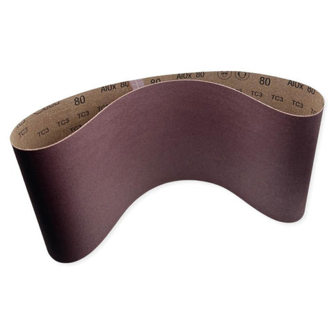 3M 341D 348D Cloth Sanding Belt TC3 A10x 80-Grit X-Weight 9" x 48"