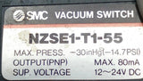 SMC NZSE1-T1-55 Single Mount Vacuum Switch 80mA Max 12-24VDC