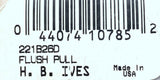 IVES 221B26D Closet Flush Pull 2-1/8" (4 Available)